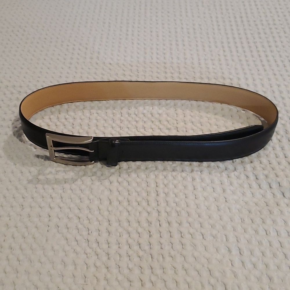 Black Leather Belt Size 32